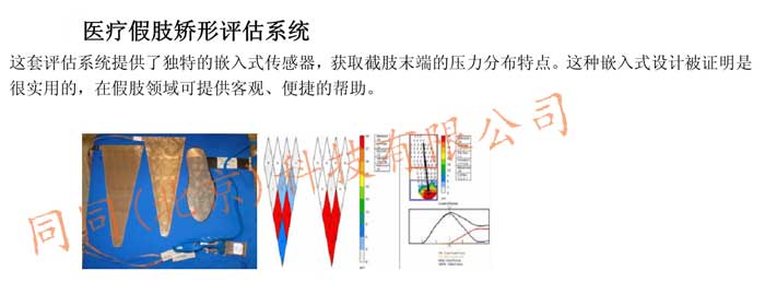 假肢压力分布系统